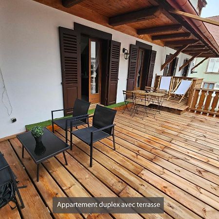 Appartements Duplex 3 Et 4 Personnes - Climatisation - Village Elu Parmi Les "Plus Beaux Villages De France" - Route Des Vins - Centre Alsace Bergheim Luaran gambar