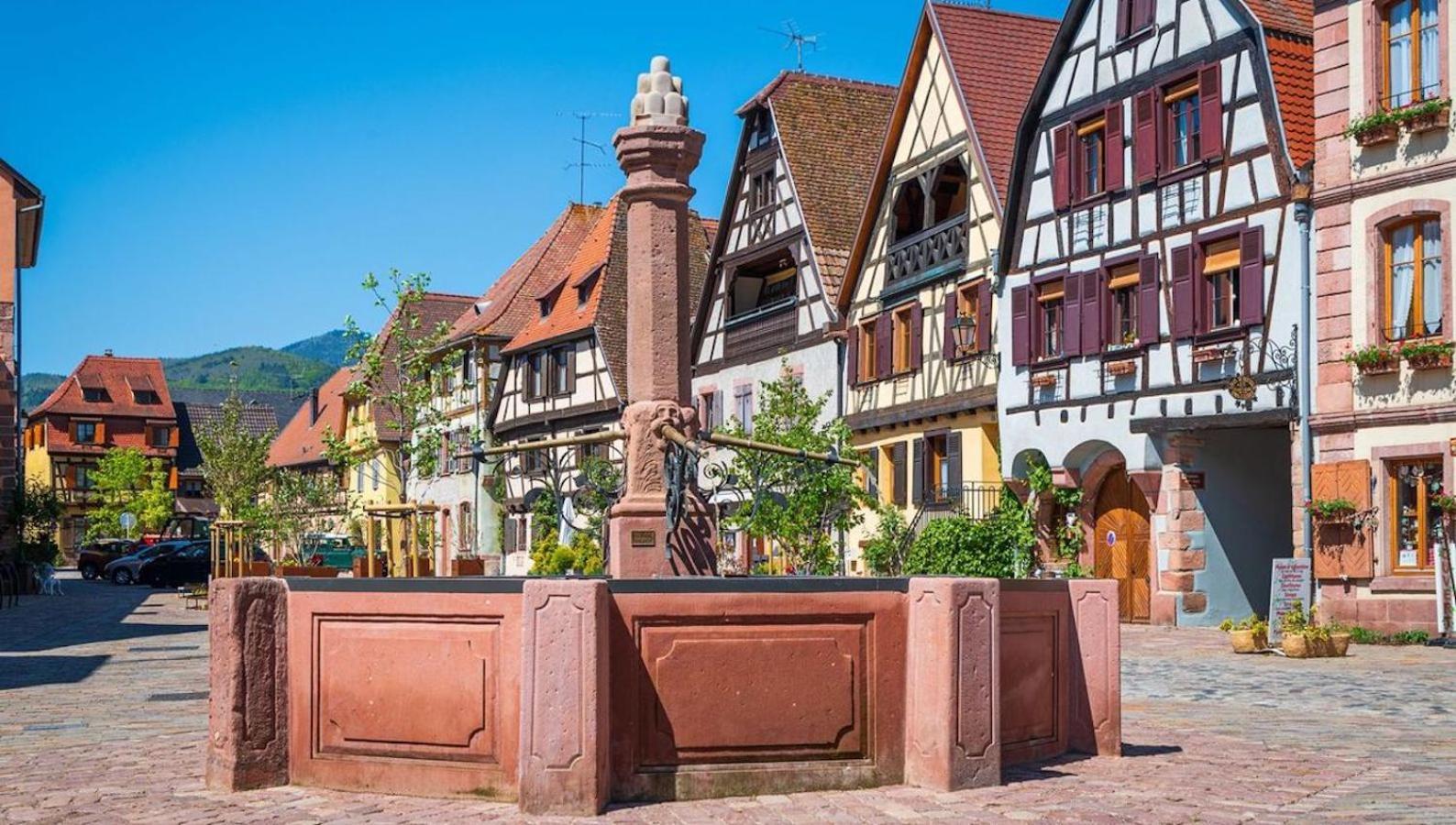 Appartements Duplex 3 Et 4 Personnes - Climatisation - Village Elu Parmi Les "Plus Beaux Villages De France" - Route Des Vins - Centre Alsace Bergheim Luaran gambar