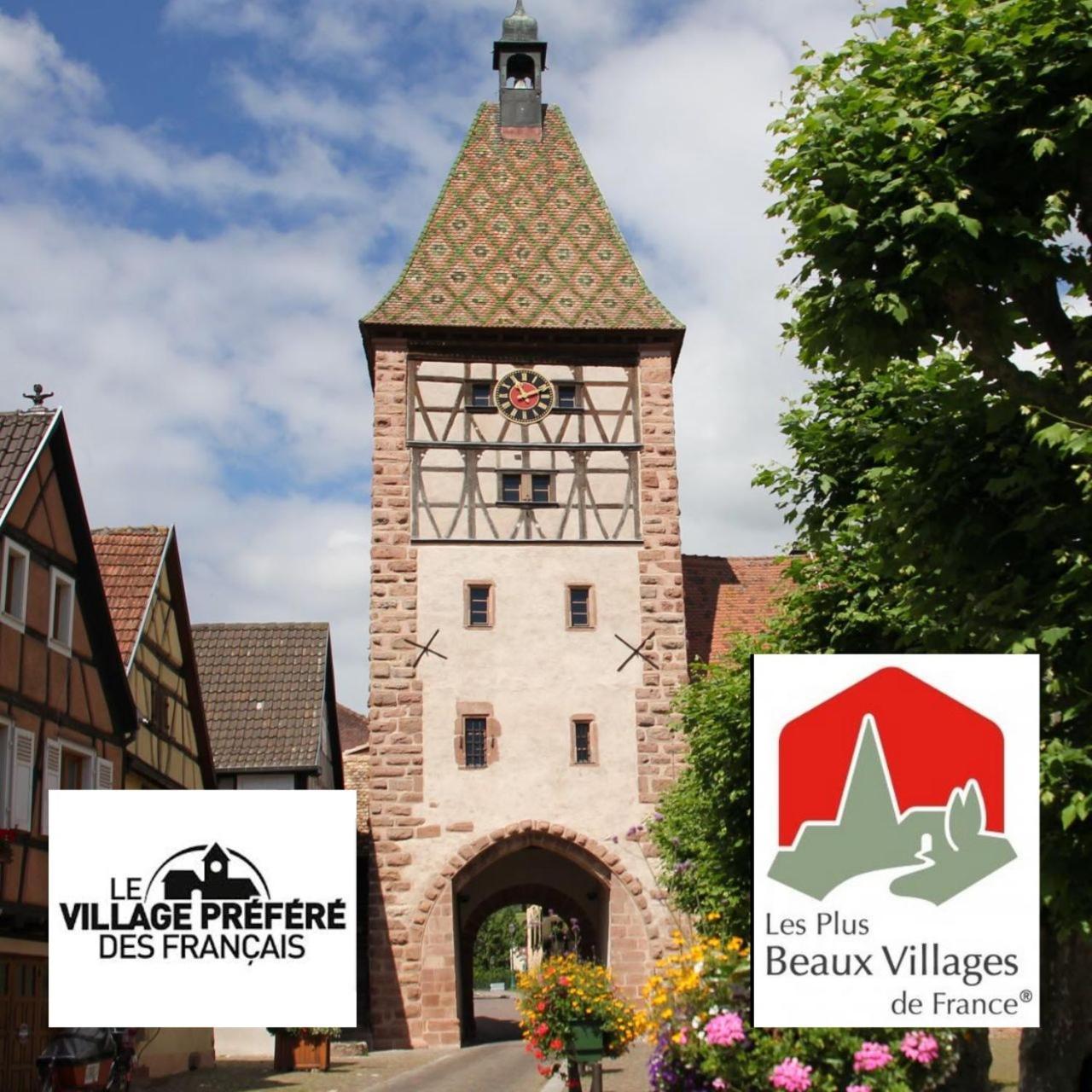 Appartements Duplex 3 Et 4 Personnes - Climatisation - Village Elu Parmi Les "Plus Beaux Villages De France" - Route Des Vins - Centre Alsace Bergheim Luaran gambar