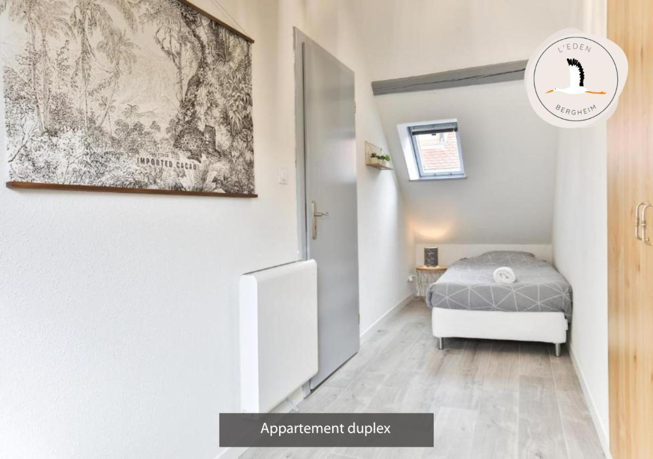 Appartements Duplex 3 Et 4 Personnes - Climatisation - Village Elu Parmi Les "Plus Beaux Villages De France" - Route Des Vins - Centre Alsace Bergheim Luaran gambar