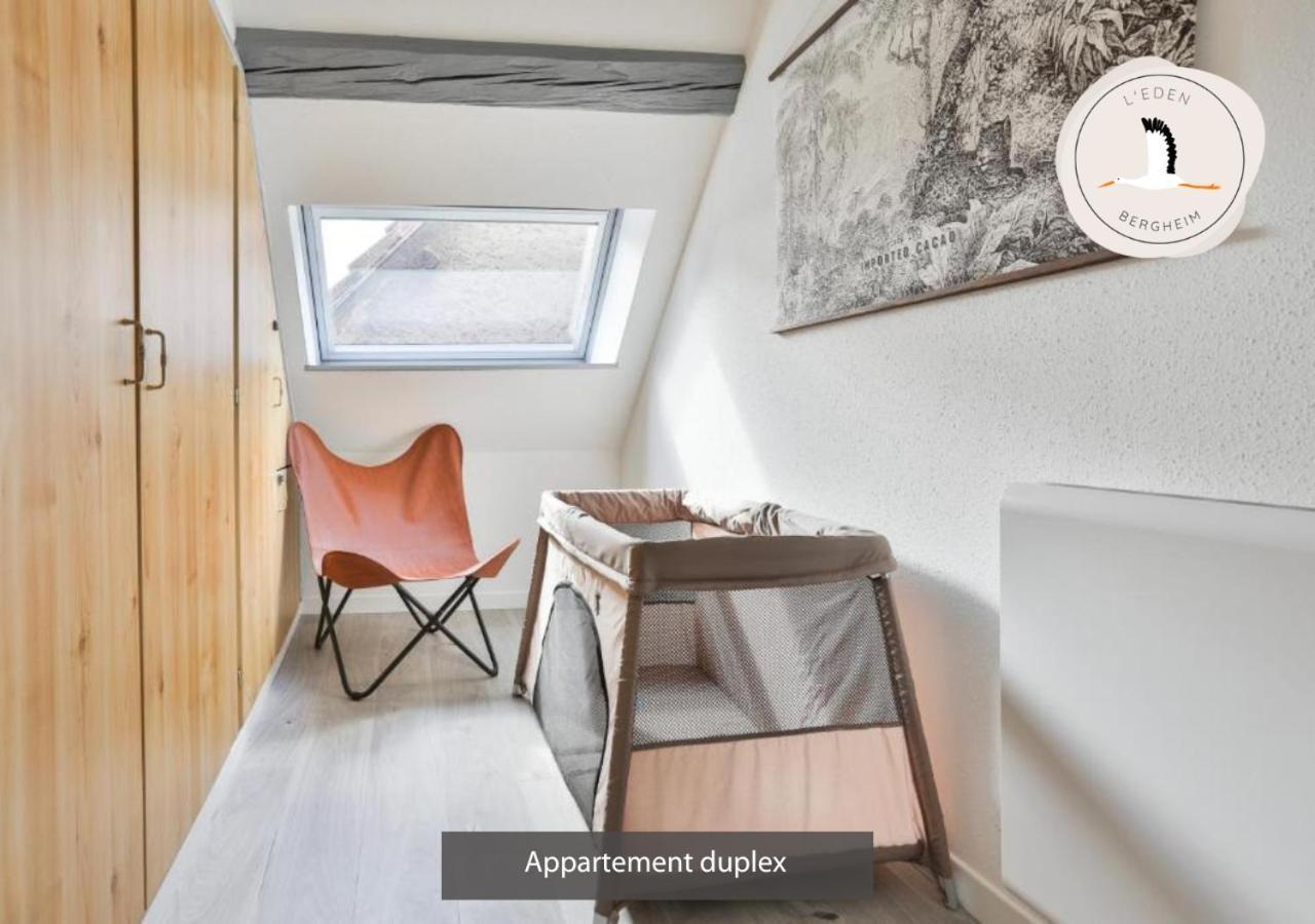 Appartements Duplex 3 Et 4 Personnes - Climatisation - Village Elu Parmi Les "Plus Beaux Villages De France" - Route Des Vins - Centre Alsace Bergheim Luaran gambar