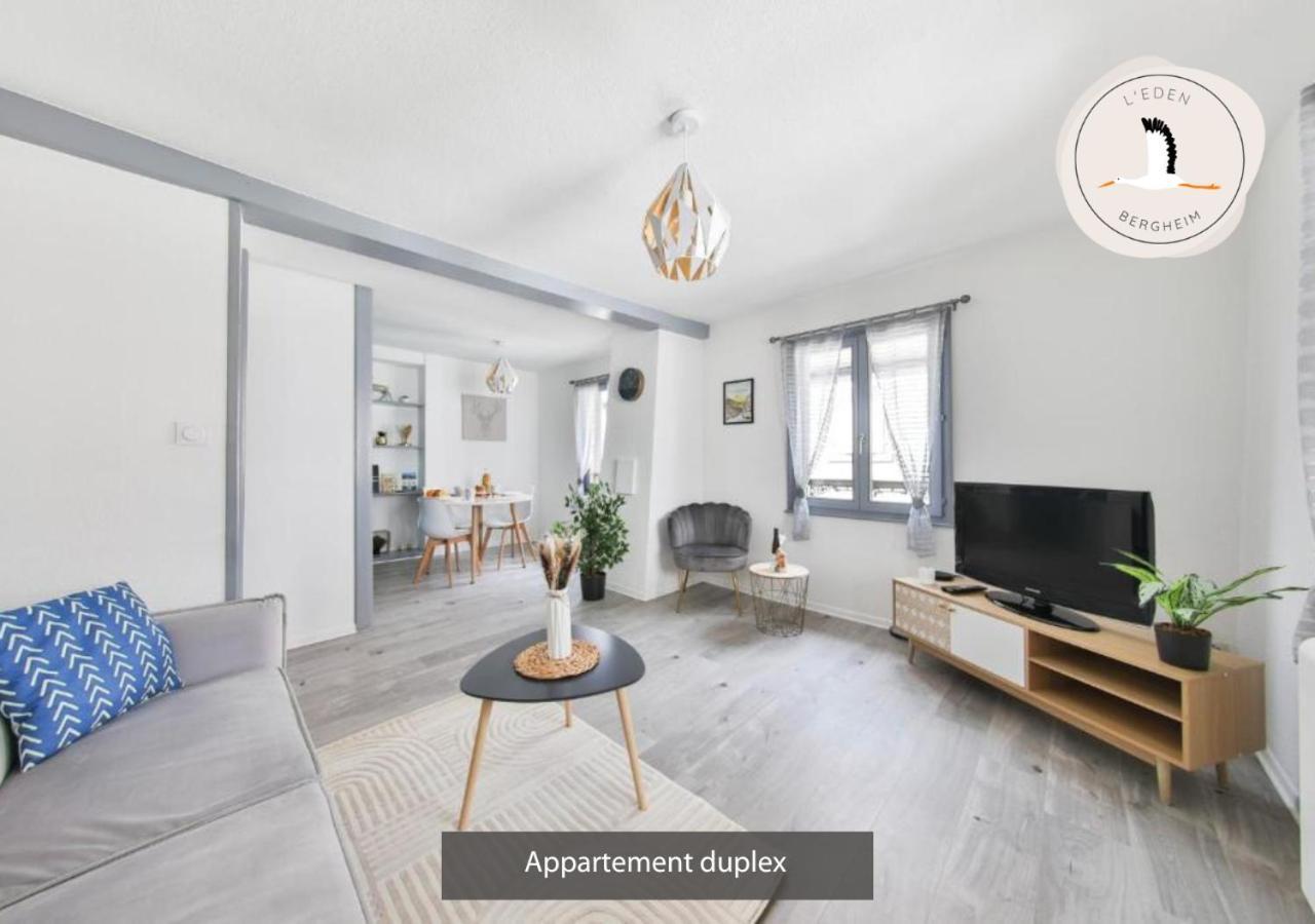 Appartements Duplex 3 Et 4 Personnes - Climatisation - Village Elu Parmi Les "Plus Beaux Villages De France" - Route Des Vins - Centre Alsace Bergheim Luaran gambar